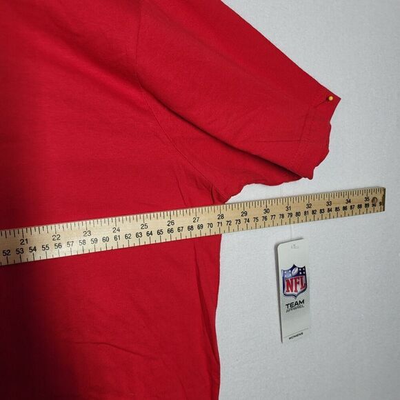 NFL Arizona Cardinals Short Sleeve Scoop Neck T-Shirt Women's 2X Red Cotton NEW - Picture 8 of 9